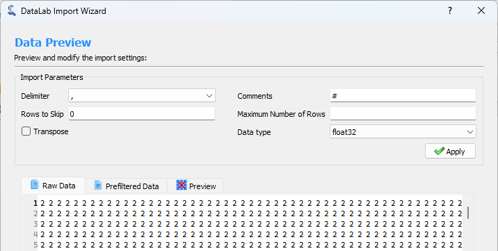 Step 2: Configure the import