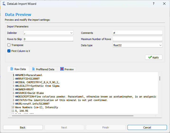 Step 2: Configure the import